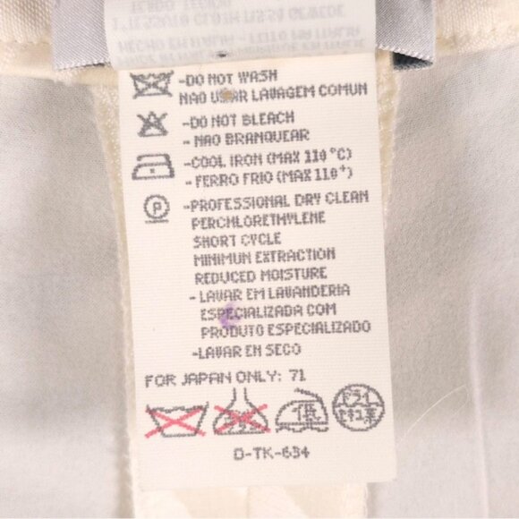 VALENTINO MISS V SILK Blend ITALY🇮🇹MADE Straight Pants Floral CRUPPO CFT 44/10 - Picture 10 of 11